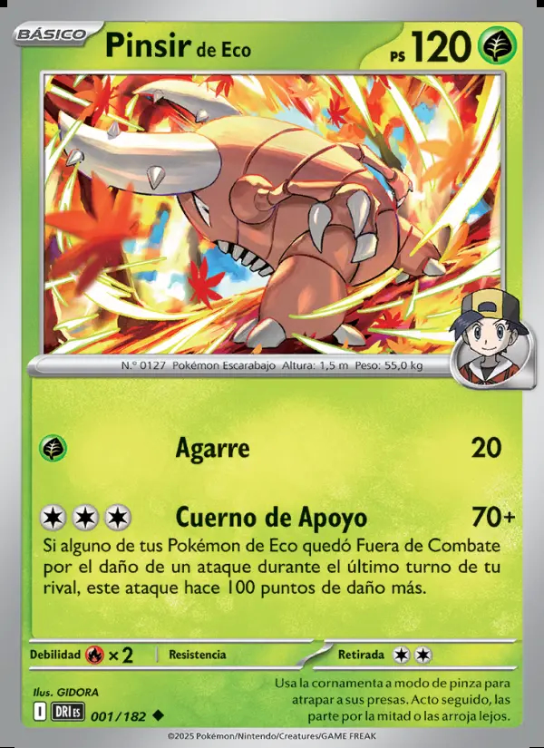 Image of the card Pinsir de Eco