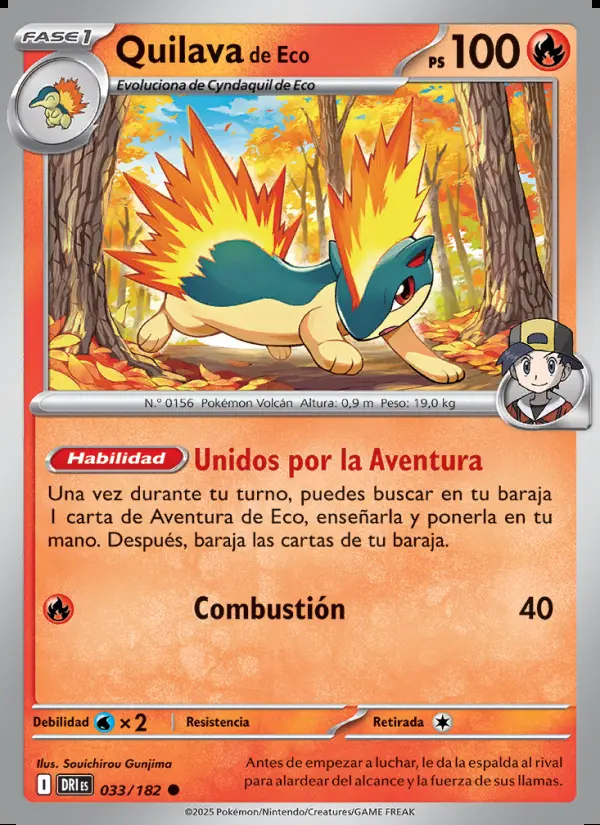 Image of the card Quilava de Eco