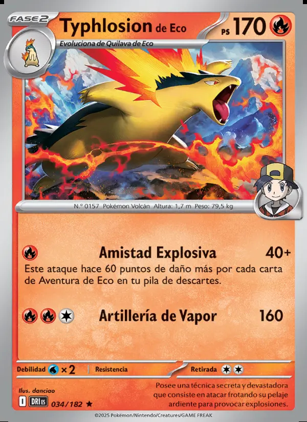 Image of the card Typhlosion de Eco