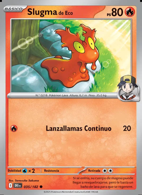 Image of the card Slugma de Eco