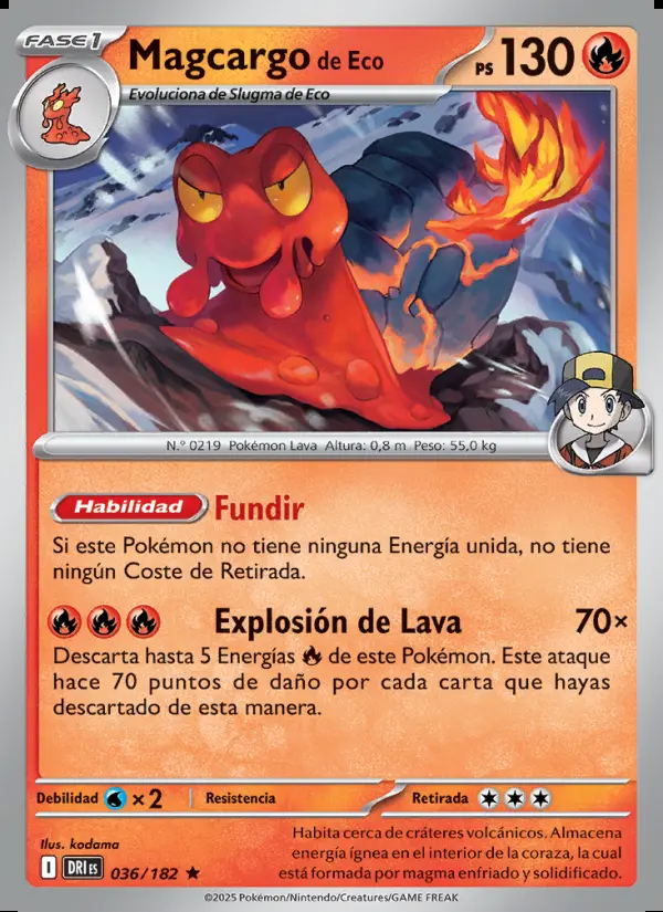 Image of the card Magcargo de Eco