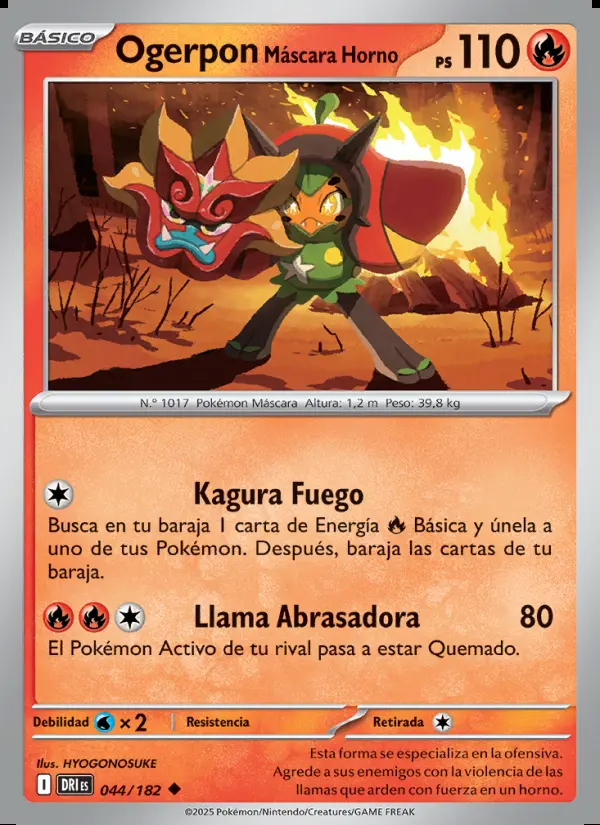 Image of the card Ogerpon Máscara Horno