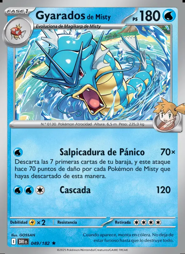 Image of the card Gyarados de Misty