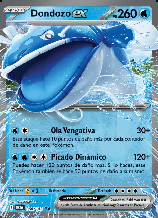 Image of the card Dondozo ex