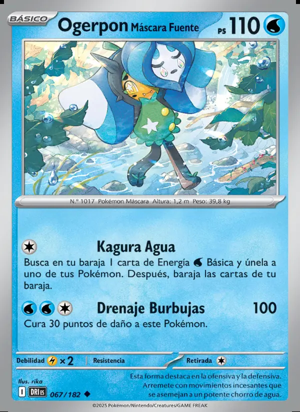 Image of the card Ogerpon Máscara Fuente