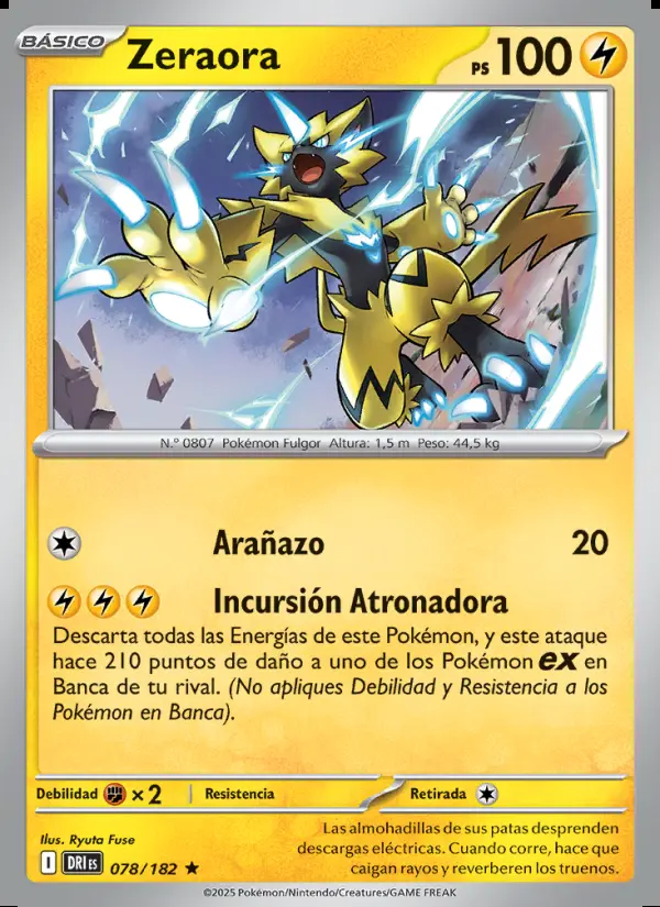 Image of the card Zeraora