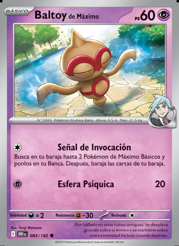 Image of the card Baltoy de Máximo