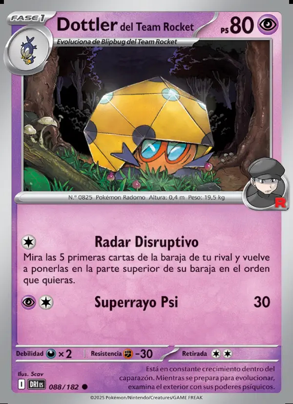 Image of the card Dottler del Team Rocket