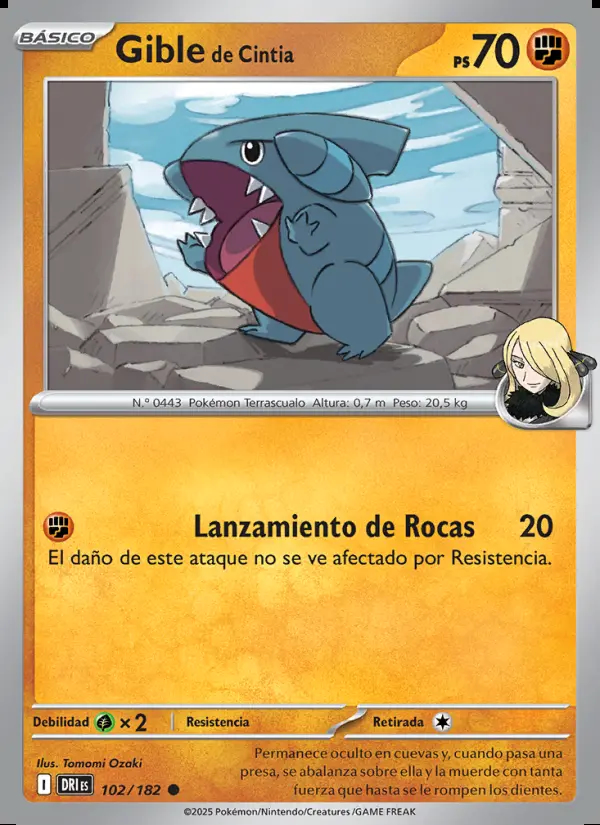 Image of the card Gible de Cintia