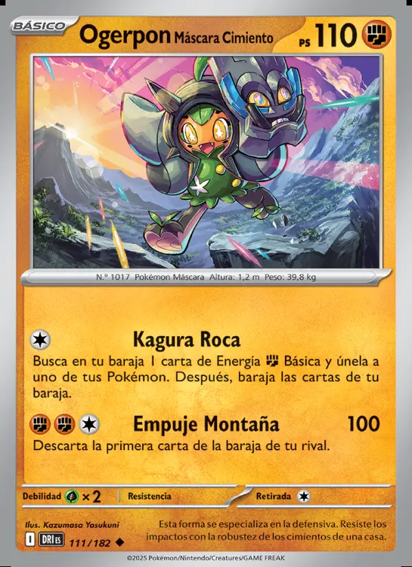 Image of the card Ogerpon Máscara Cimiento