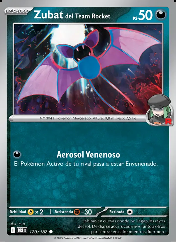 Image of the card Zubat del Team Rocket