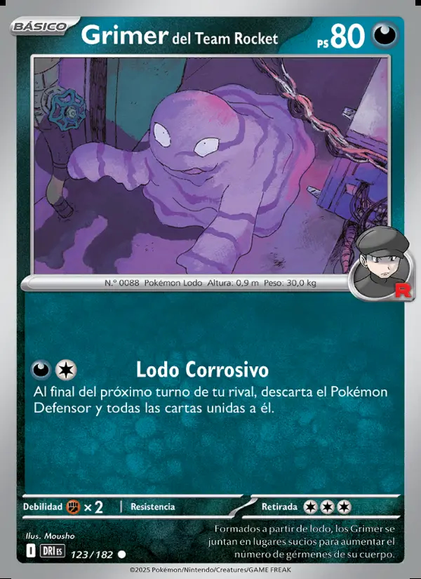 Image of the card Grimer del Team Rocket