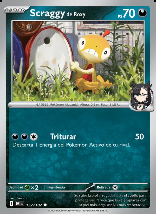 Image of the card Scraggy de Roxy