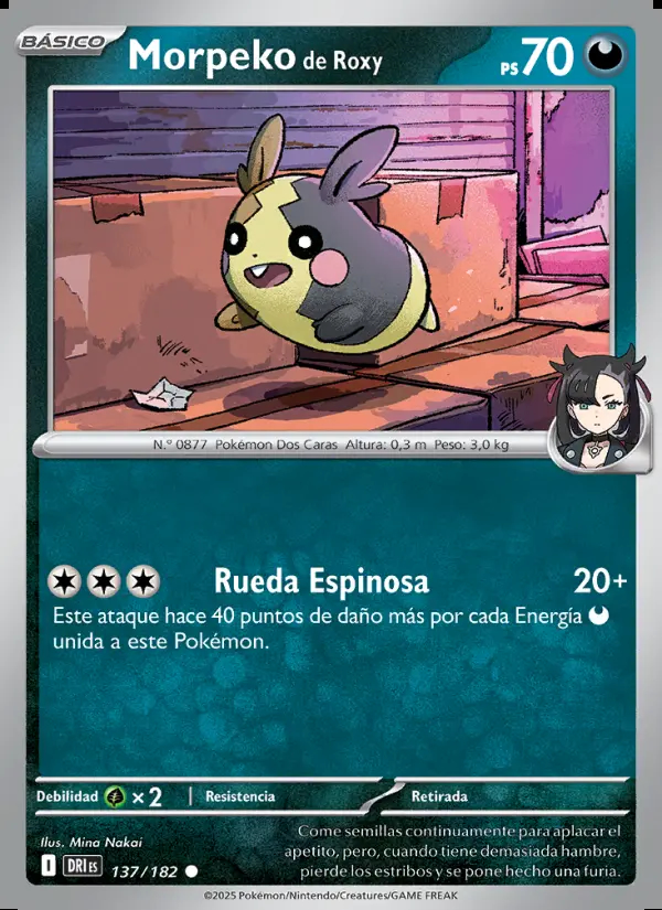 Image of the card Morpeko de Roxy
