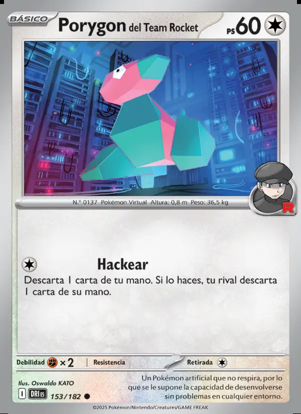 Image of the card Porygon del Team Rocket