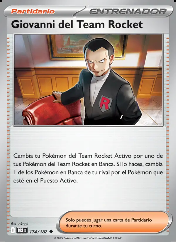 Image of the card Giovanni del Team Rocket