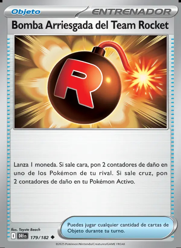Image of the card Bomba Arriesgada del Team Rocket