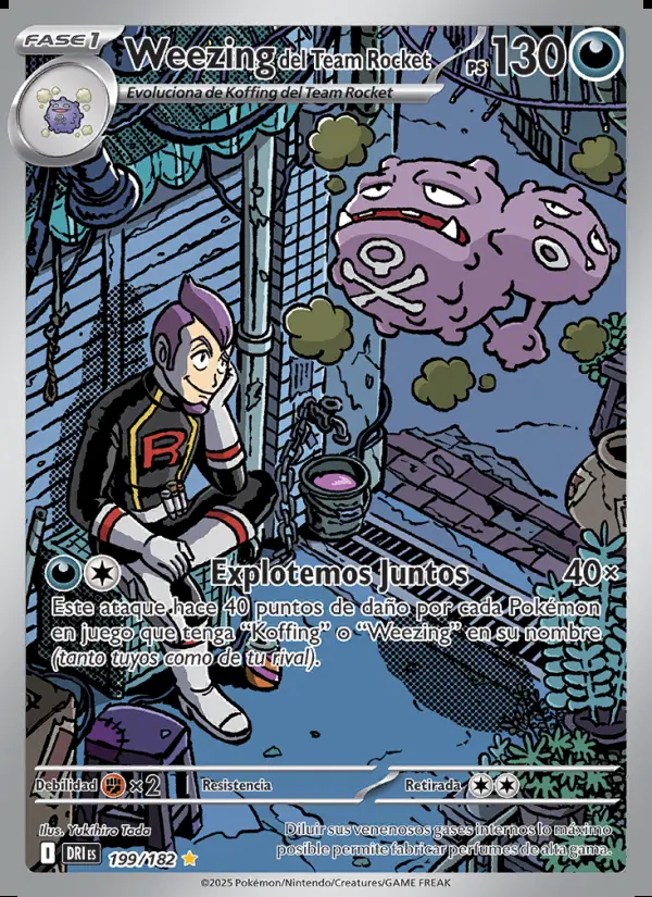 Image of the card Weezing del Team Rocket