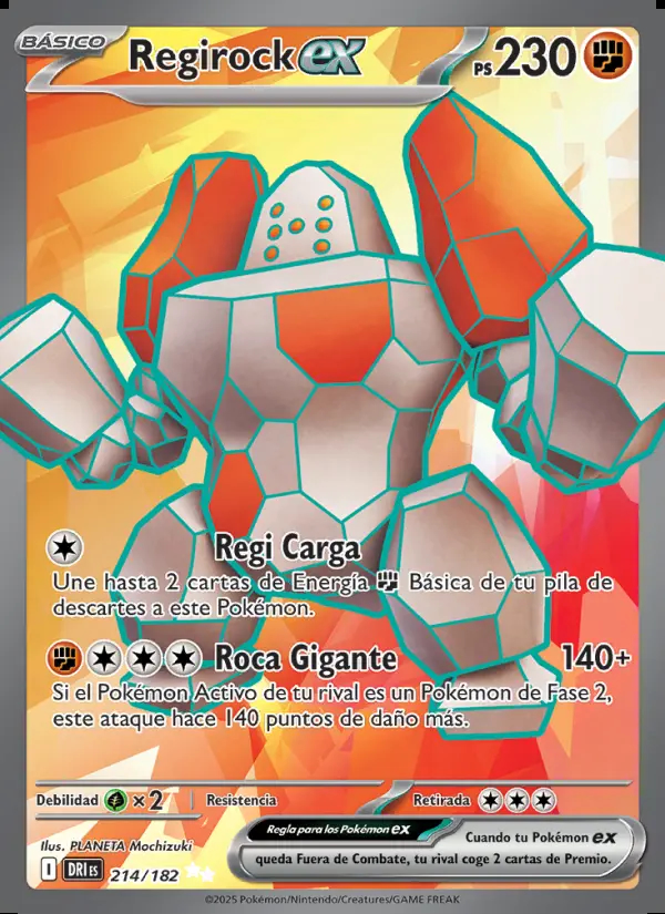 Image of the card Regirock ex