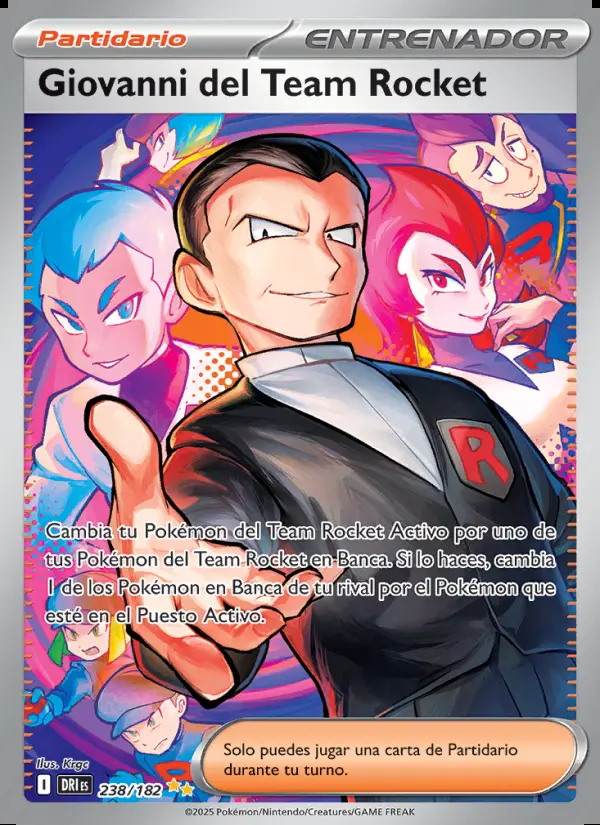 Image of the card Giovanni del Team Rocket