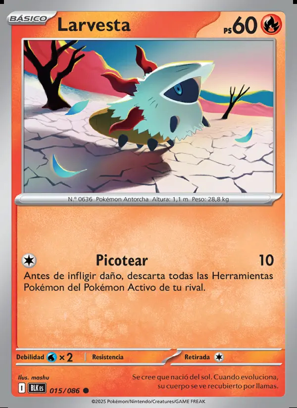 Image of the card Larvesta