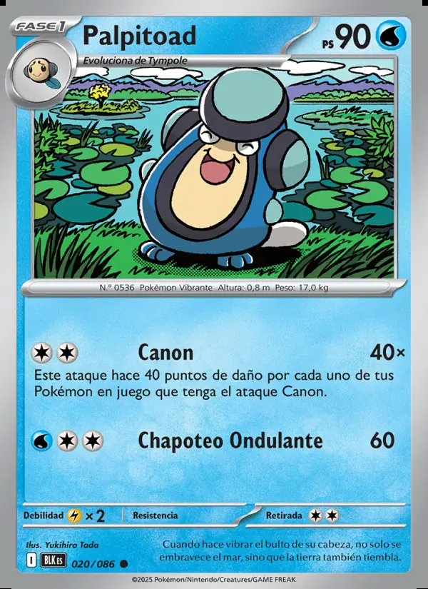 Image of the card Palpitoad