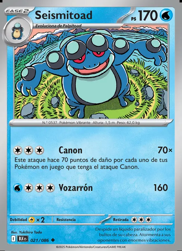 Image of the card Seismitoad