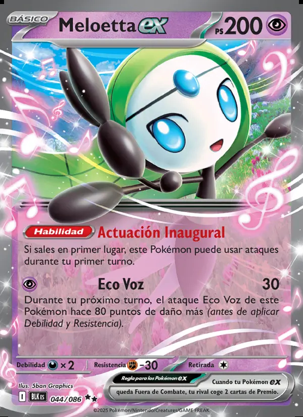 Image of the card Meloetta ex