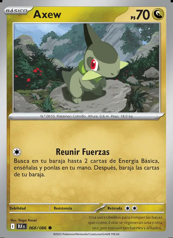 Image of the card Axew