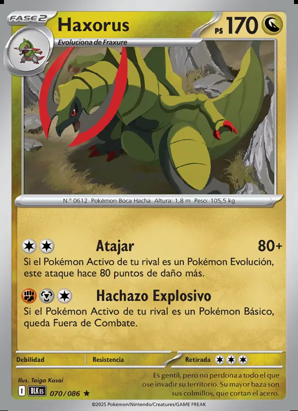 Image of the card Haxorus