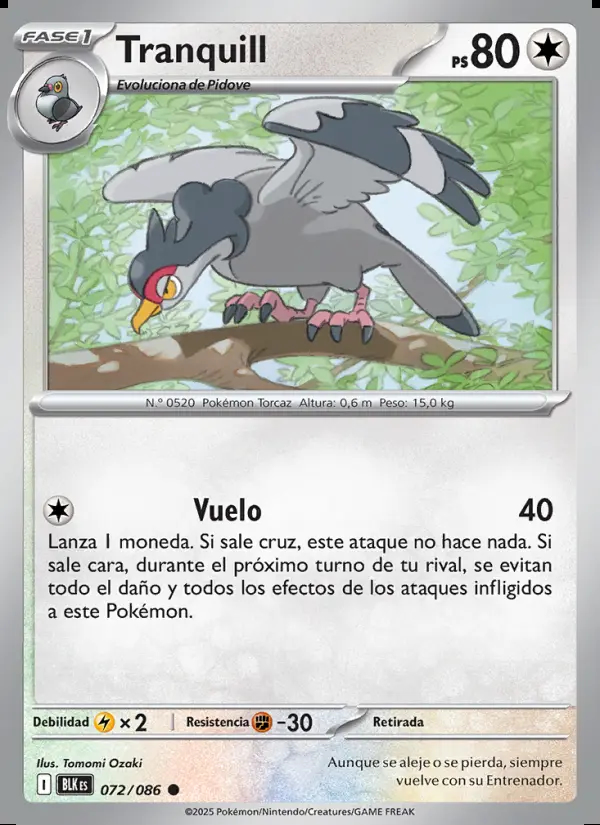 Image of the card Tranquill