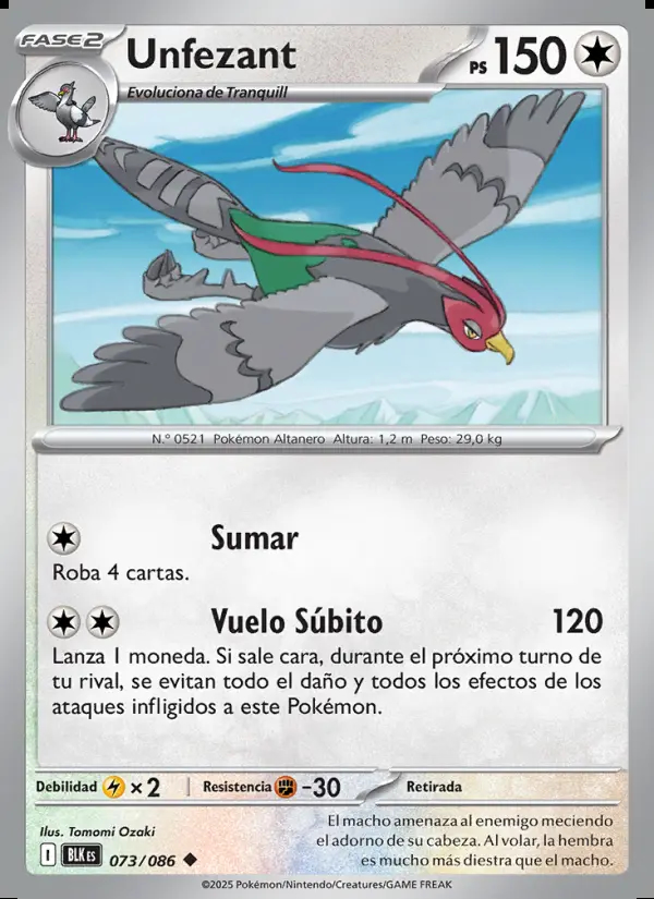 Image of the card Unfezant