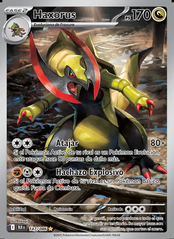 Image of the card Haxorus