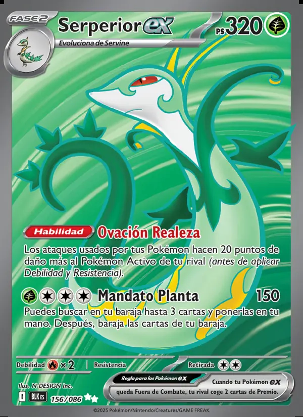Image of the card Serperior ex