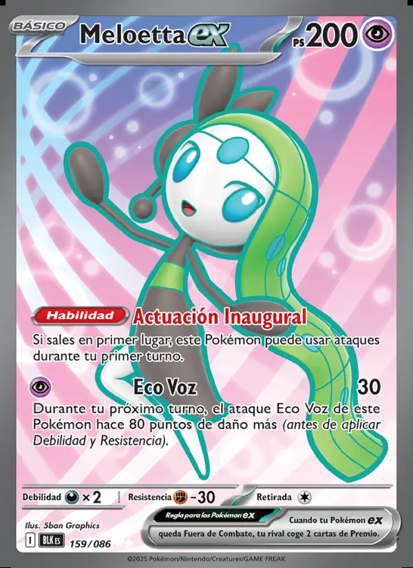 Image of the card Meloetta ex
