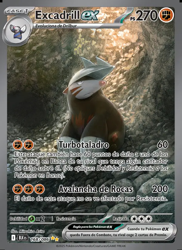 Image of the card Excadrill ex