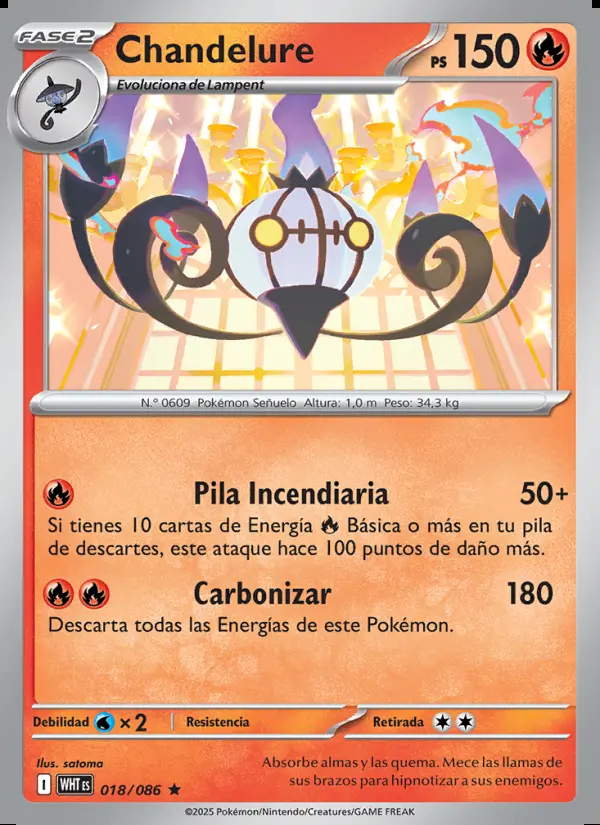 Image of the card Chandelure
