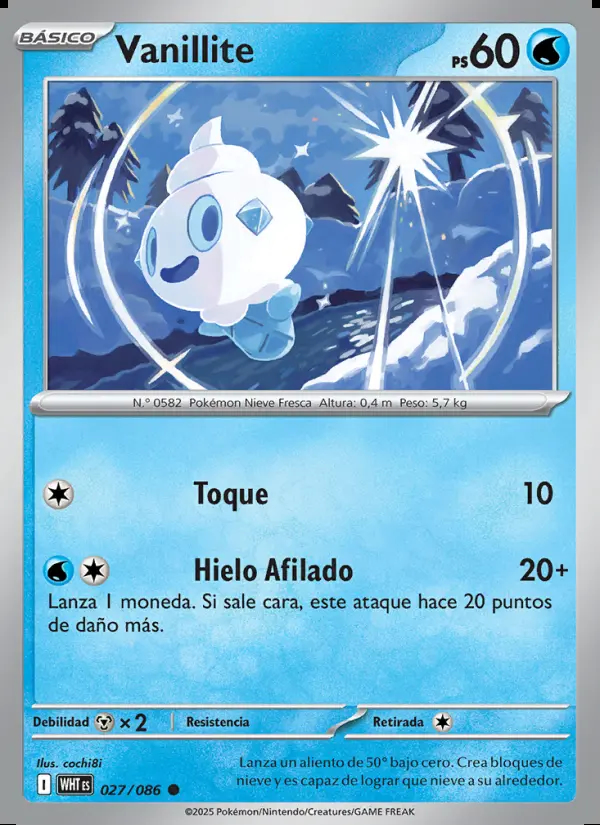 Image of the card Vanillite