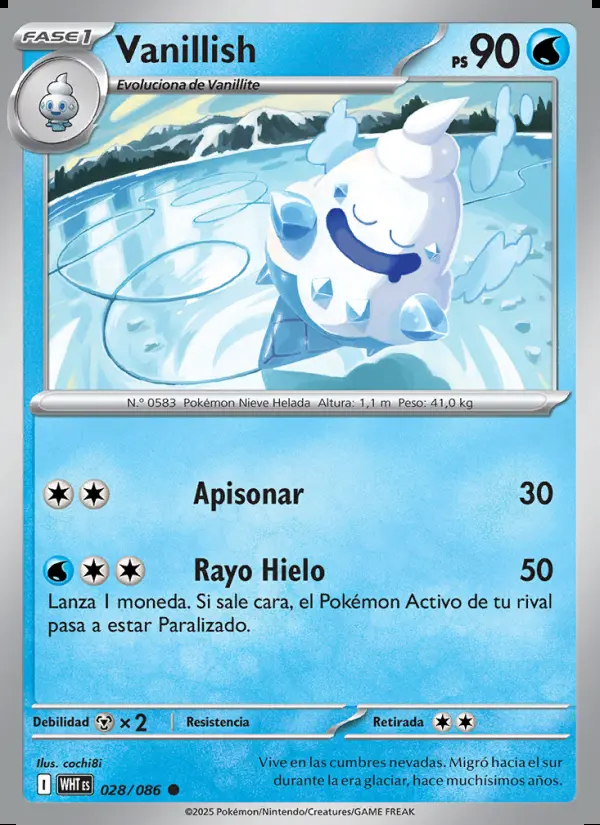Image of the card Vanillish