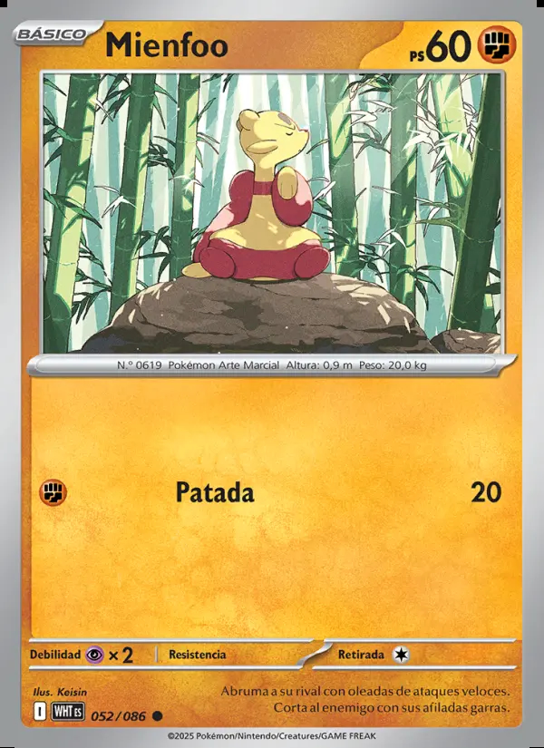 Image of the card Mienfoo