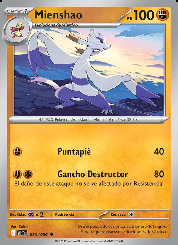 Image of the card Mienshao
