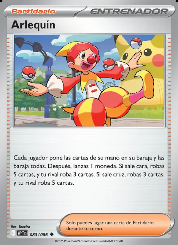 Image of the card Arlequín