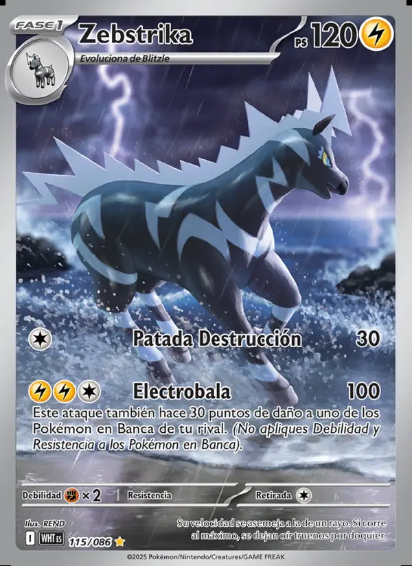 Image of the card Zebstrika