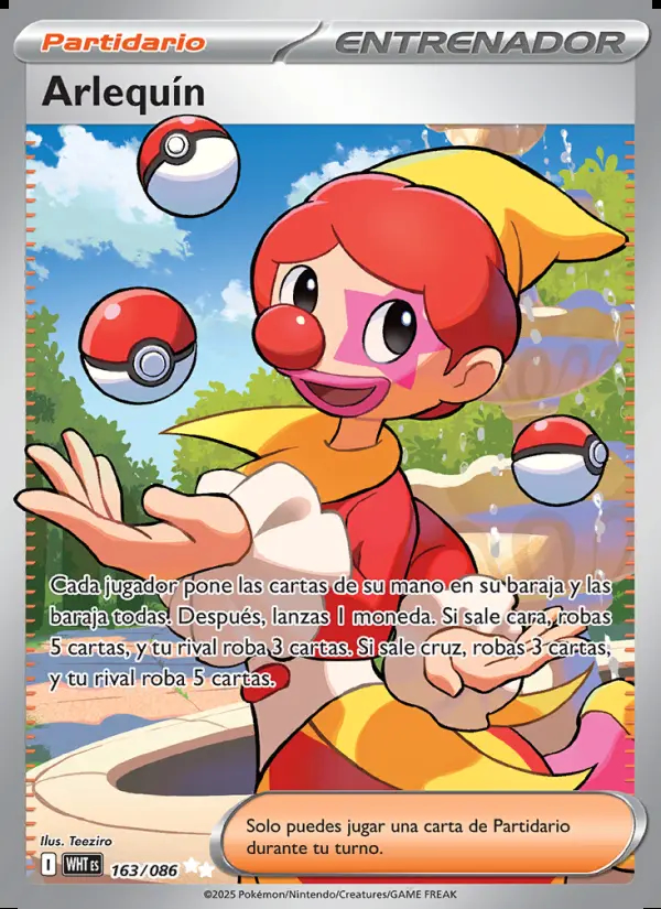 Image of the card Arlequín