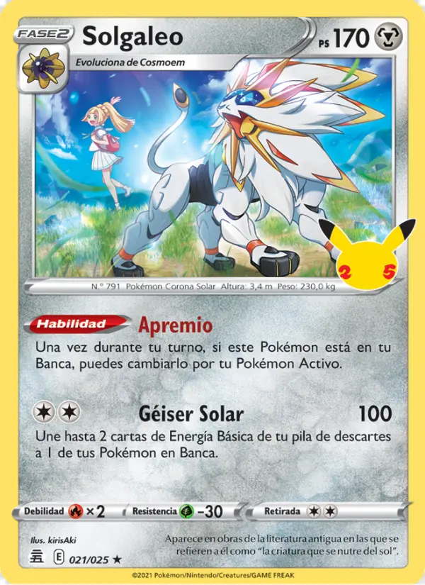 Image of the card Solgaleo