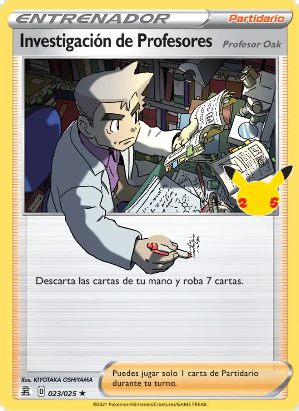 Image of the card Investigación de Profesores (Profesor Oak)