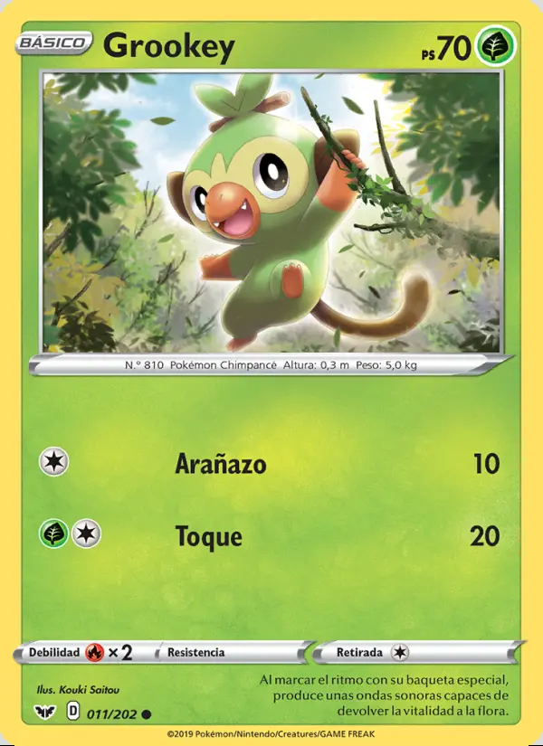 Image of the card Grookey