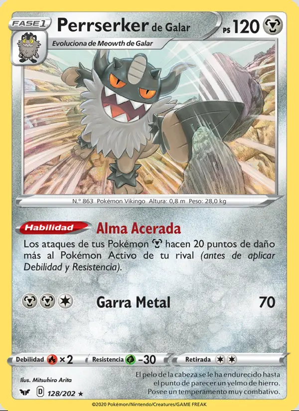 Image of the card Perrserker de Galar