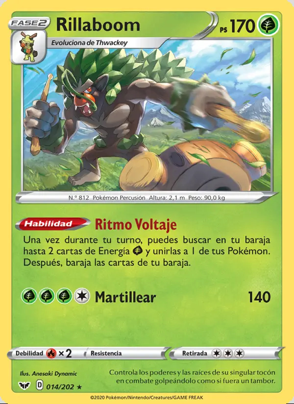 Image of the card Rillaboom