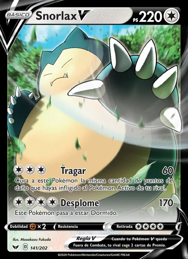 Image of the card Snorlax V